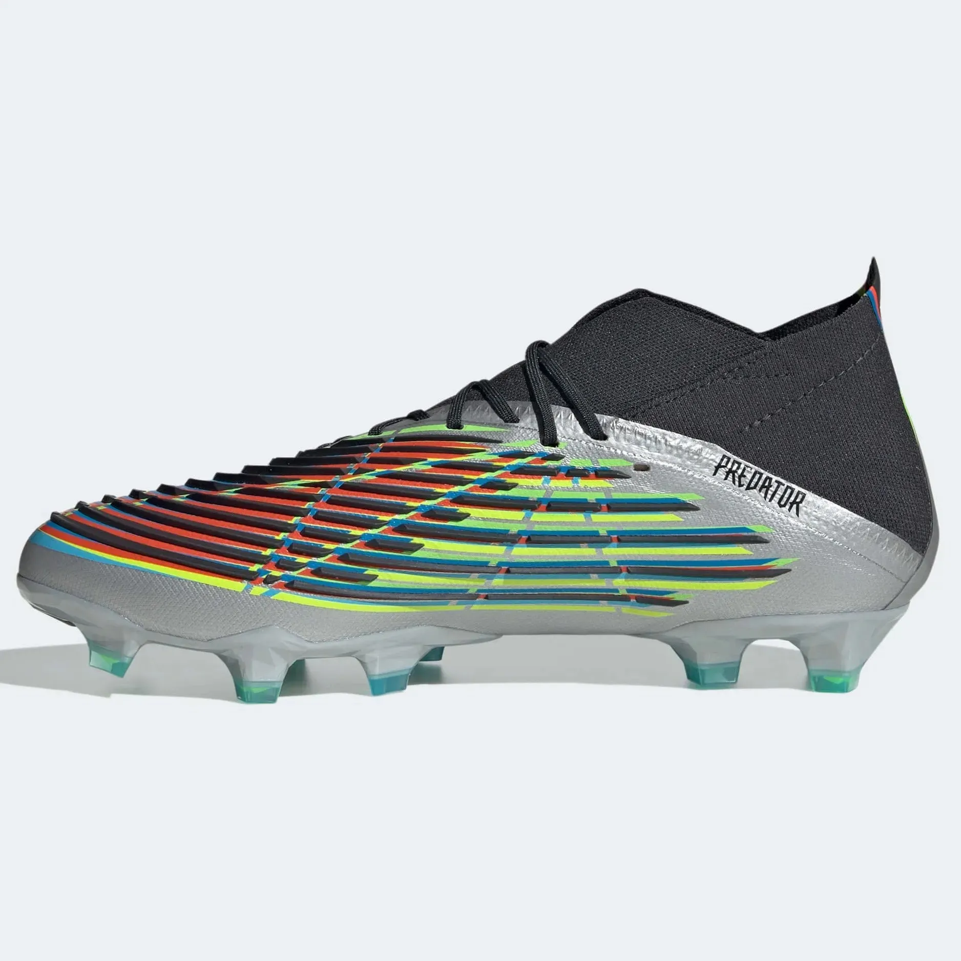 Adidas Auto Racing Shoes adidas Predator Edge.1 FG - Silver-Black