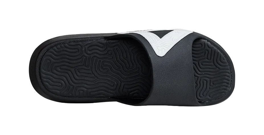 Mickey Slippers PEAK State Pole Unisex Slides - Graffiti Print, Slip-Resistant & Cushioned Comfort Unisex Black White