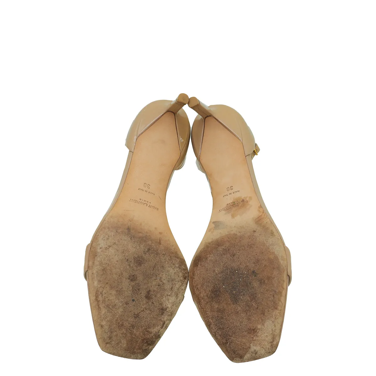 Cloudsteppers Sandals YSL Nude Amber Sandals 38