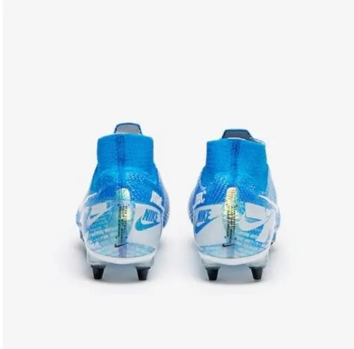 Nike Air Max Waterproof Shoes Nike Mercurial Superfly VII Elite SG-PRO AC Soccers Cleats Shoes Blue