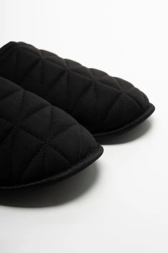 Ines Slides Slipper Black