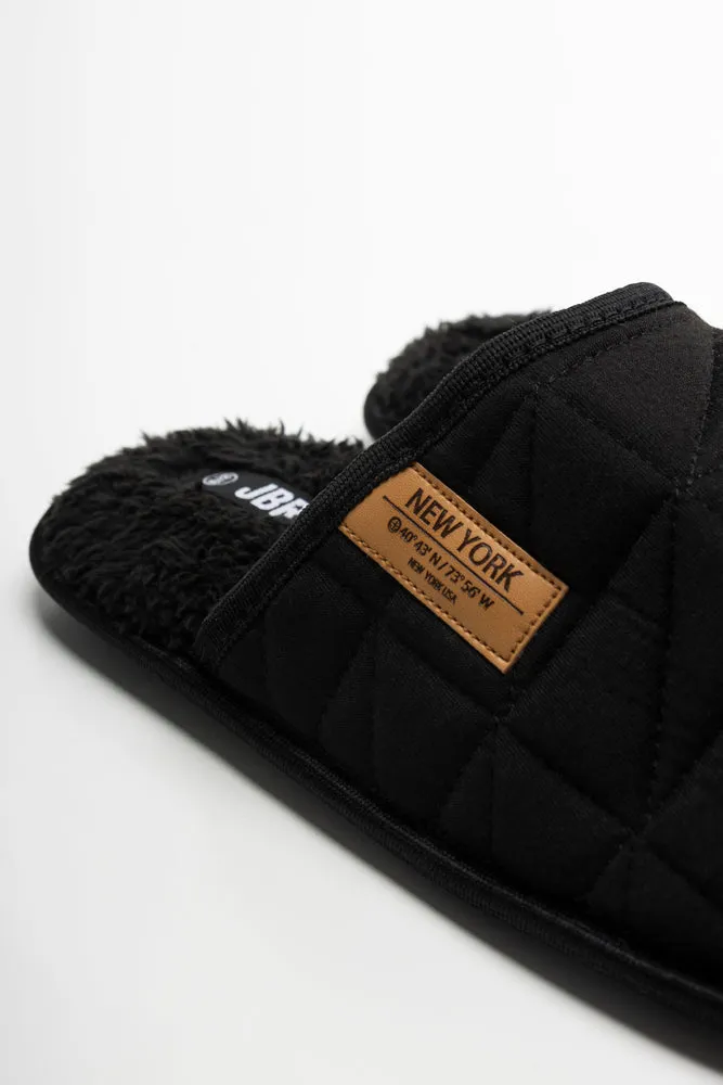 Slipper Black Best Slippers For Back Pain