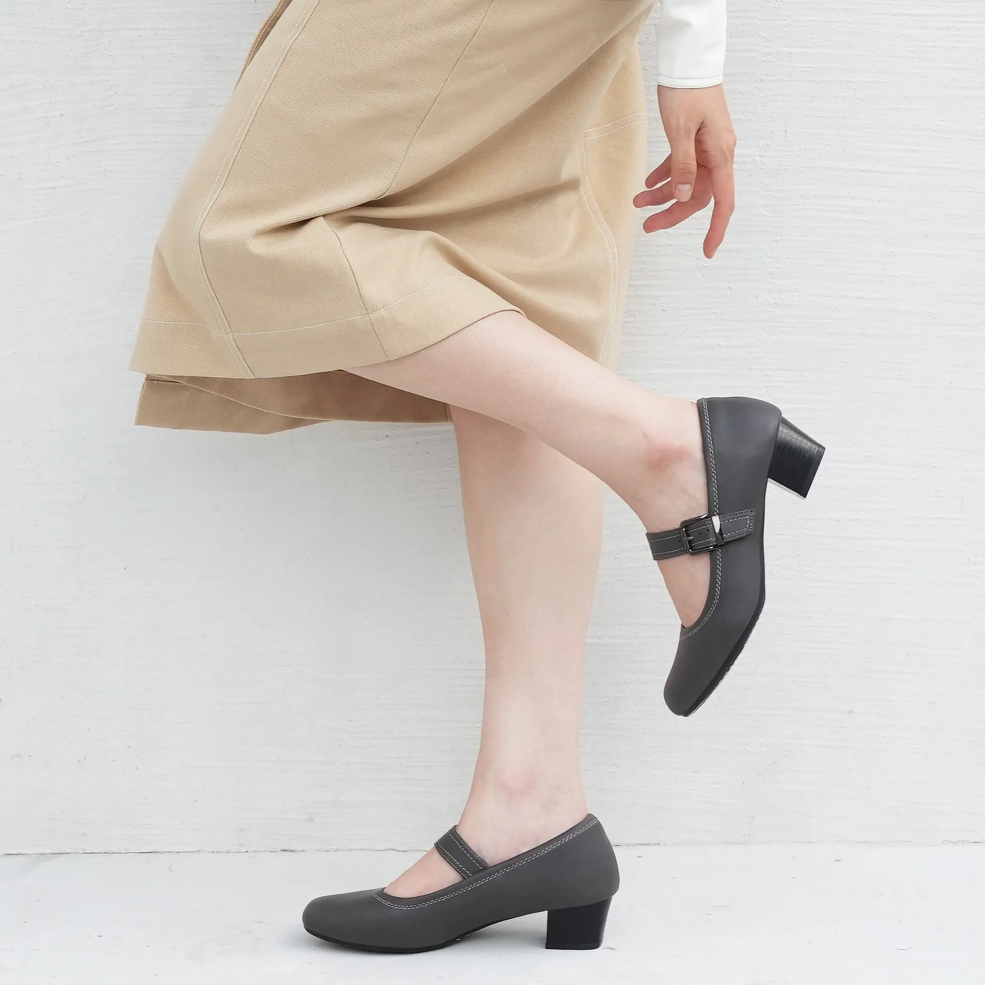 Pewter Pumps Dress-Violet