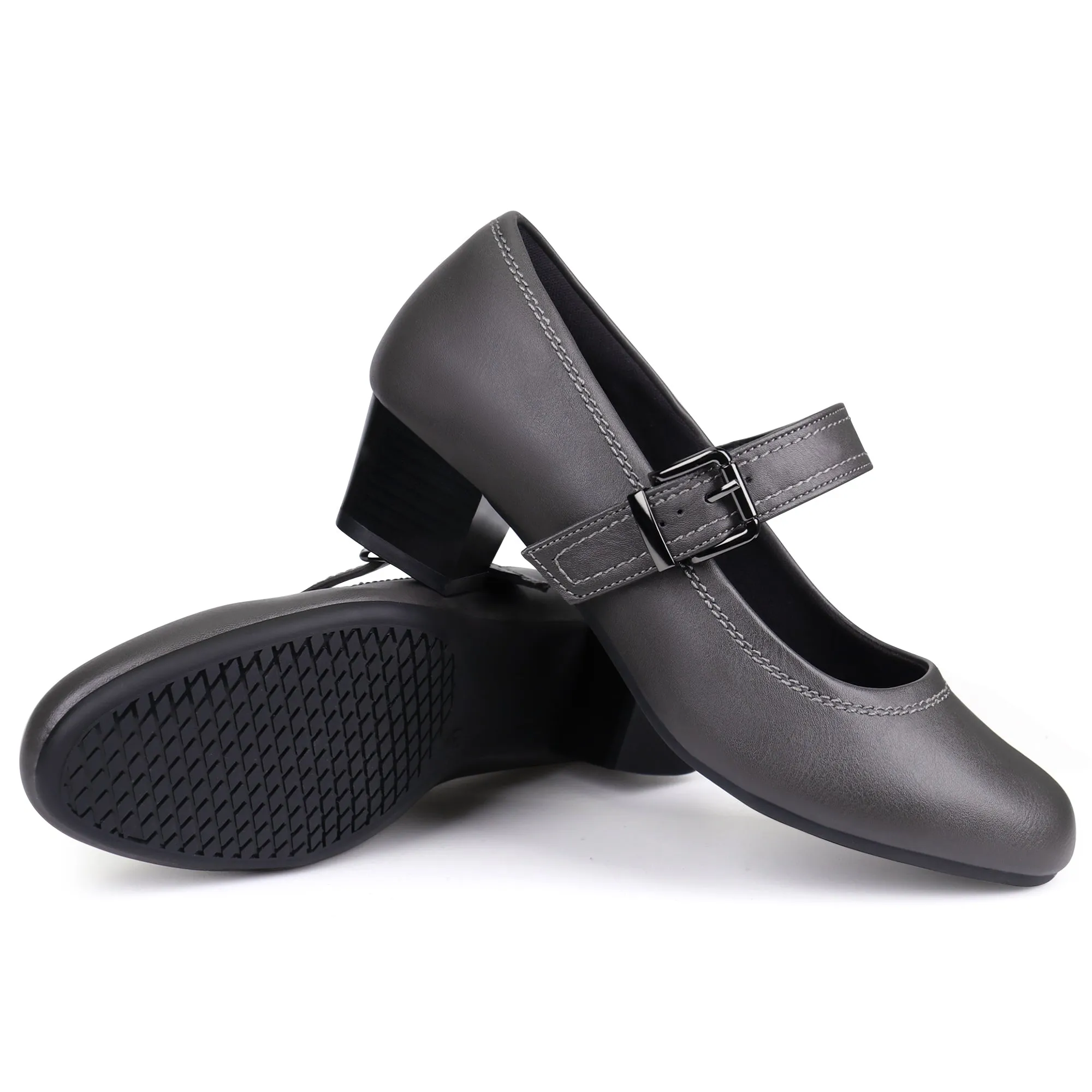 Pewter Pumps Dress-Violet