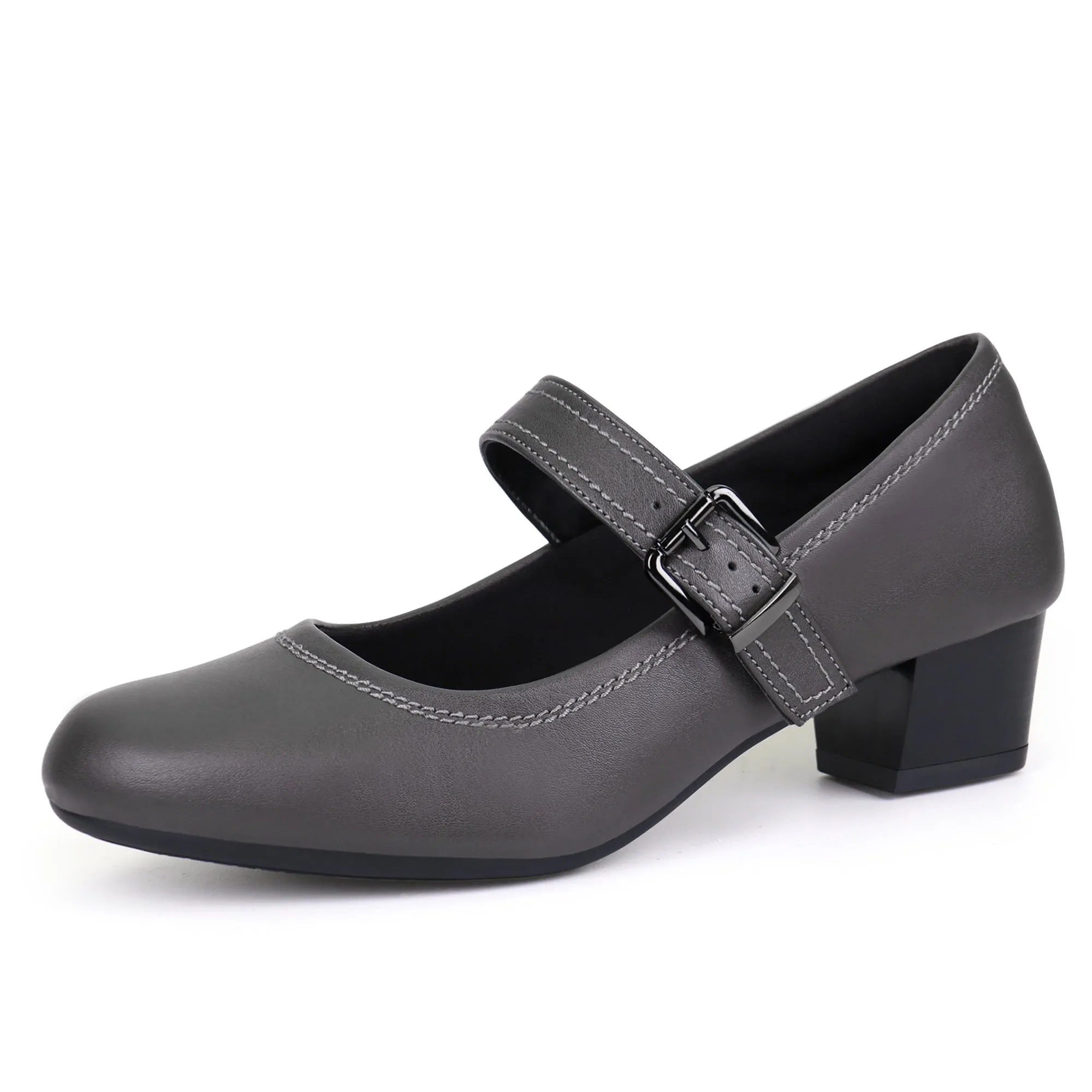 Steel Toe Dress Shoes Pewter Pumps Dress-Violet