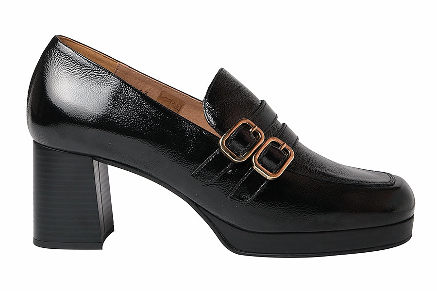 PIE CORDELIA BLACK Loafers Croc