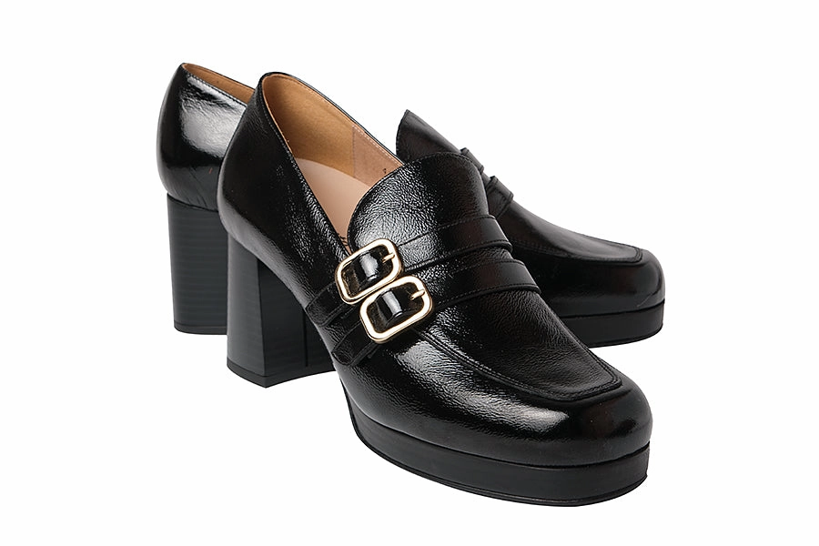PIE CORDELIA BLACK Alexander Mcqueen Loafers