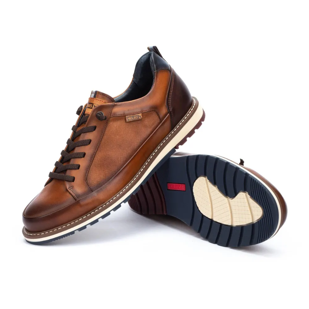 Pikolinos Berna Brandy Leather Shoe (Men's) Basketball Shoes That You Can Wear Casually