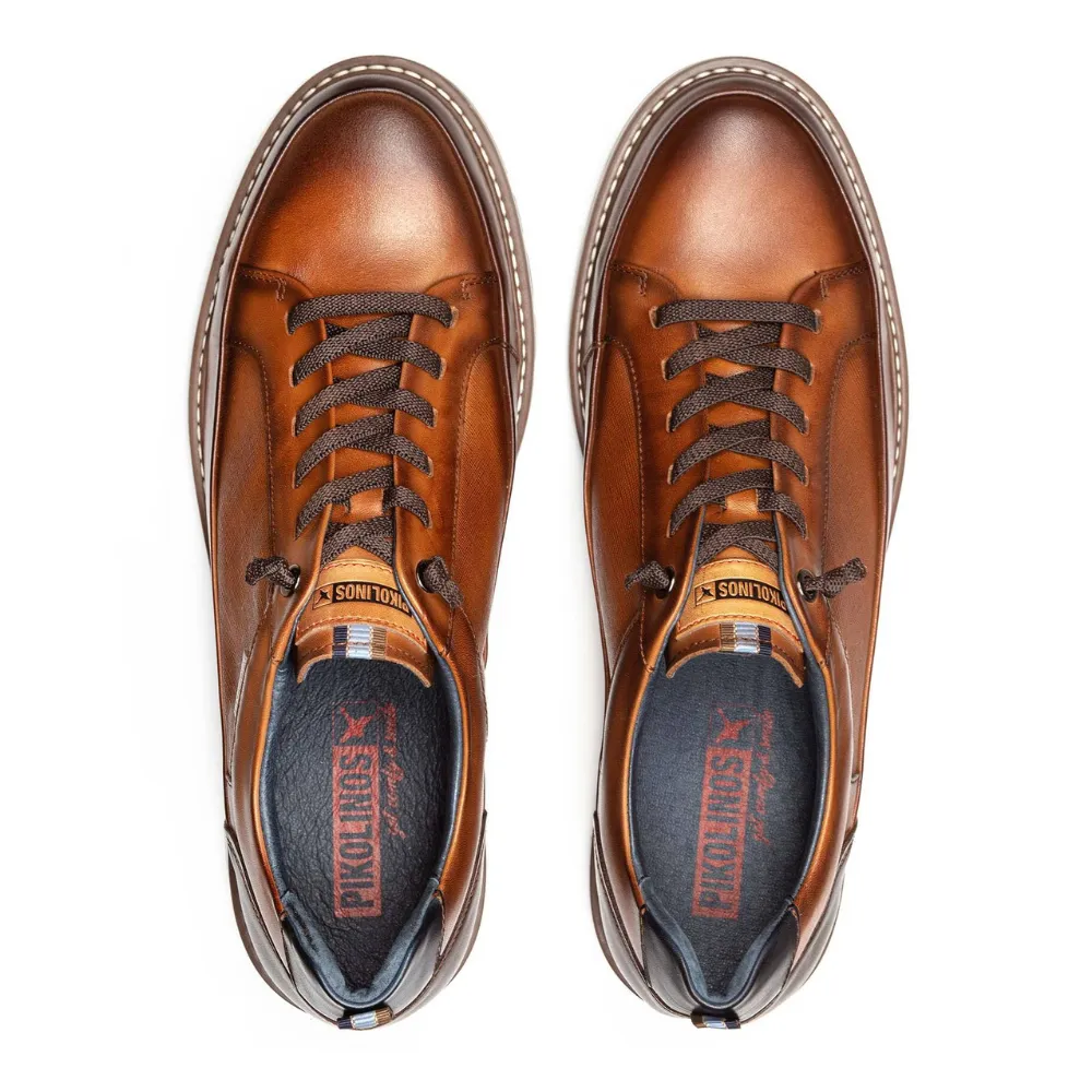 Best Casual Riding Shoes Pikolinos Berna Brandy Leather Shoe (Men's)