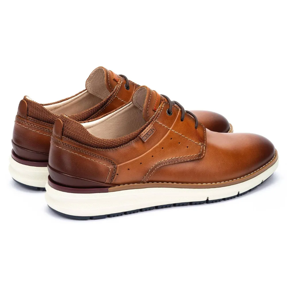 Pikolinos Manacor Brandy Leather Shoe (Men's) Brewster Casual Shoes