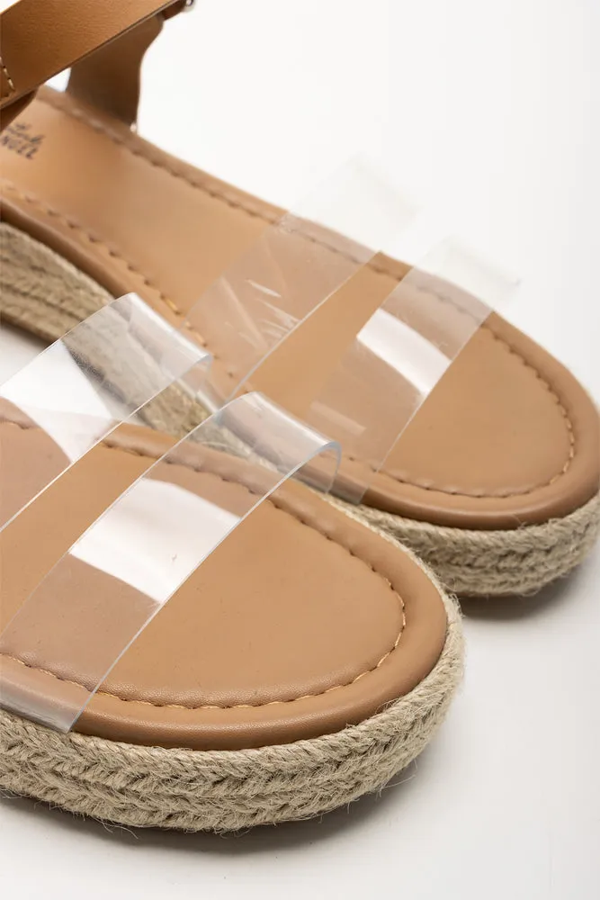 Platform Espadrille Sandals Natural Wedge Sandals Pumps