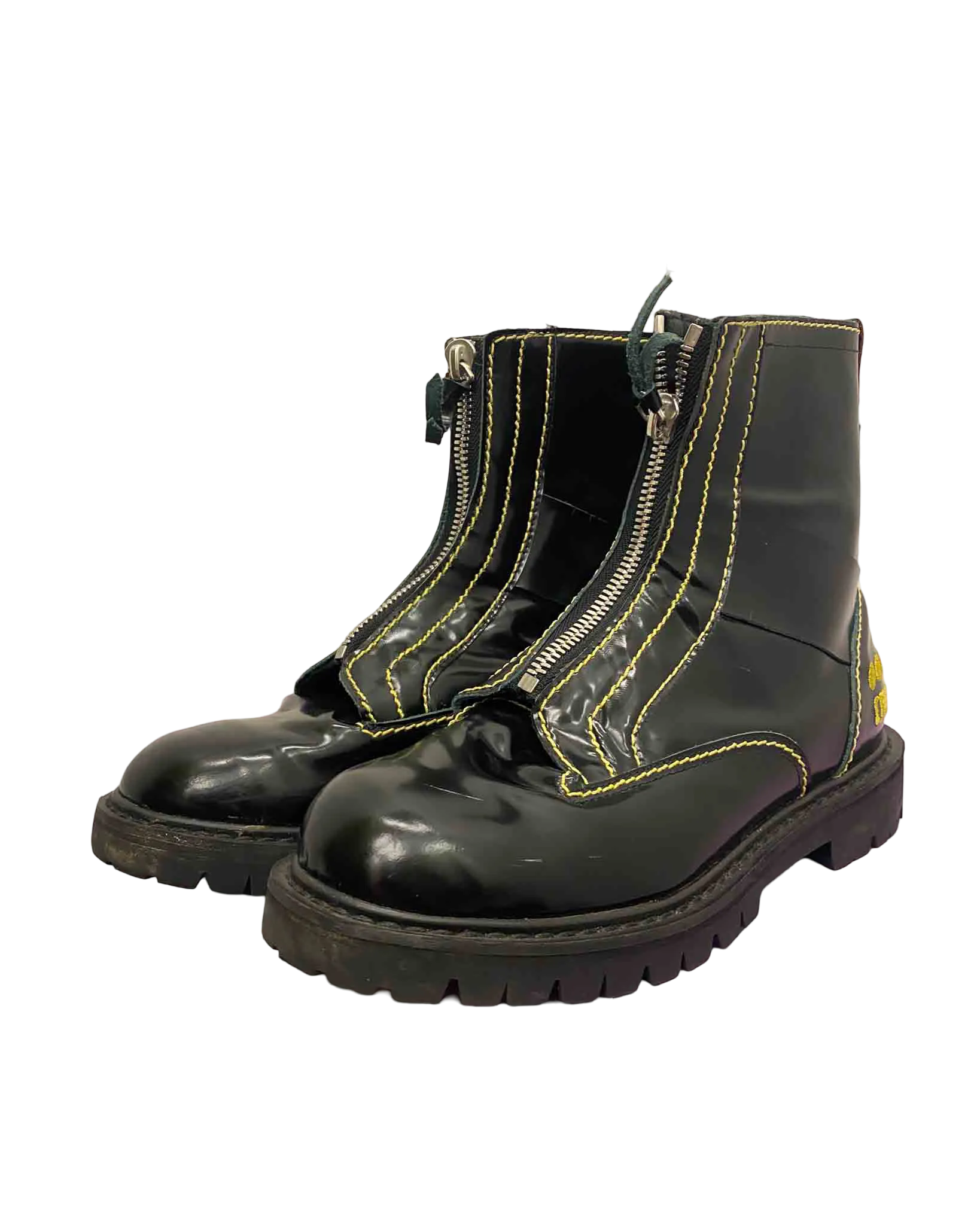 Size 39 | Heron Preston Patent Leather Boots Boot Heaters For Ski Boots