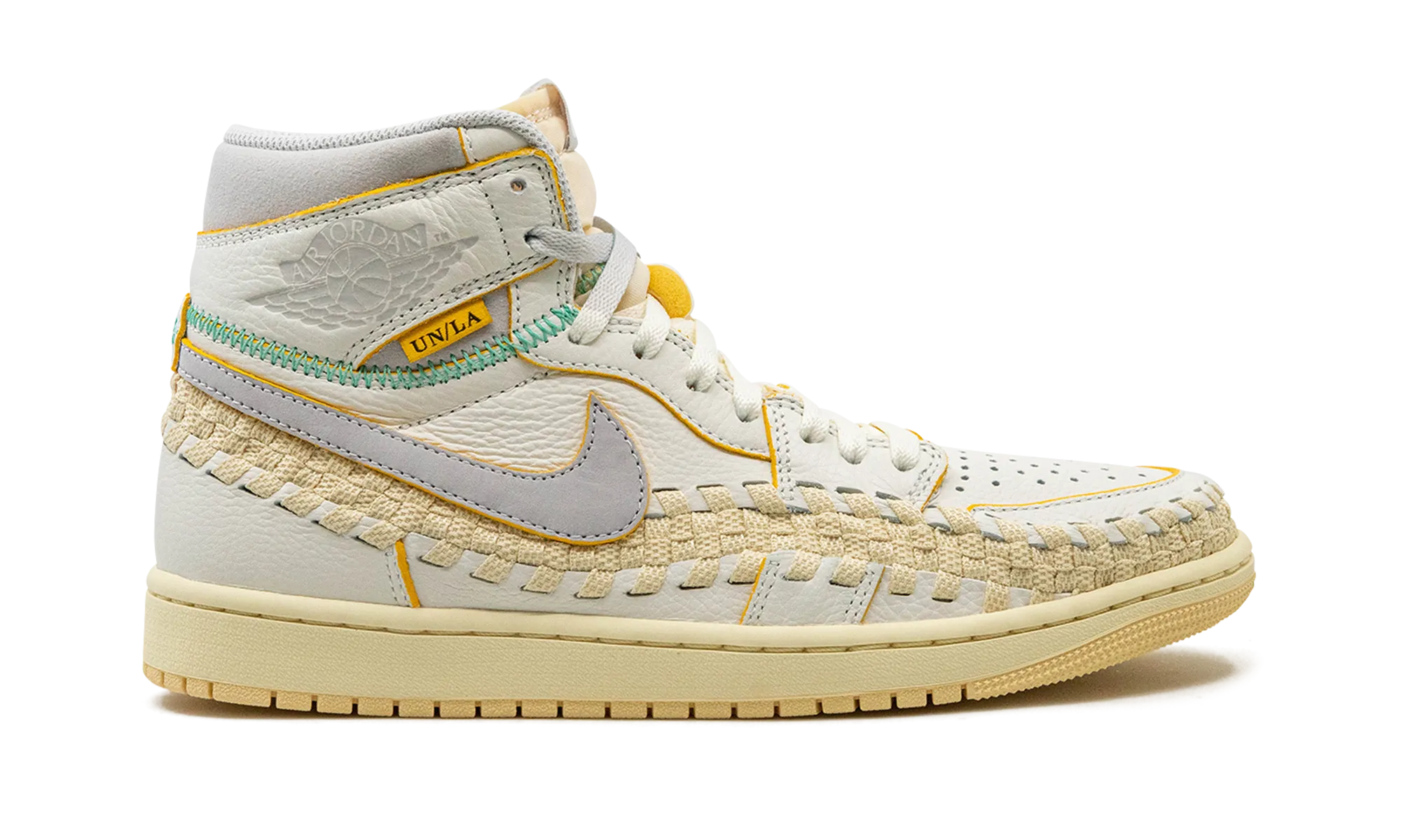 Nike Golf Shoes Air Max Air Jordan 1 High OG "Union x Bephie's Beauty Supply - Woven Sail"