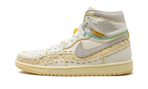 Nike Jason Kidd Shoes Air Jordan 1 High OG "Union x Bephie's Beauty Supply - Woven Sail"