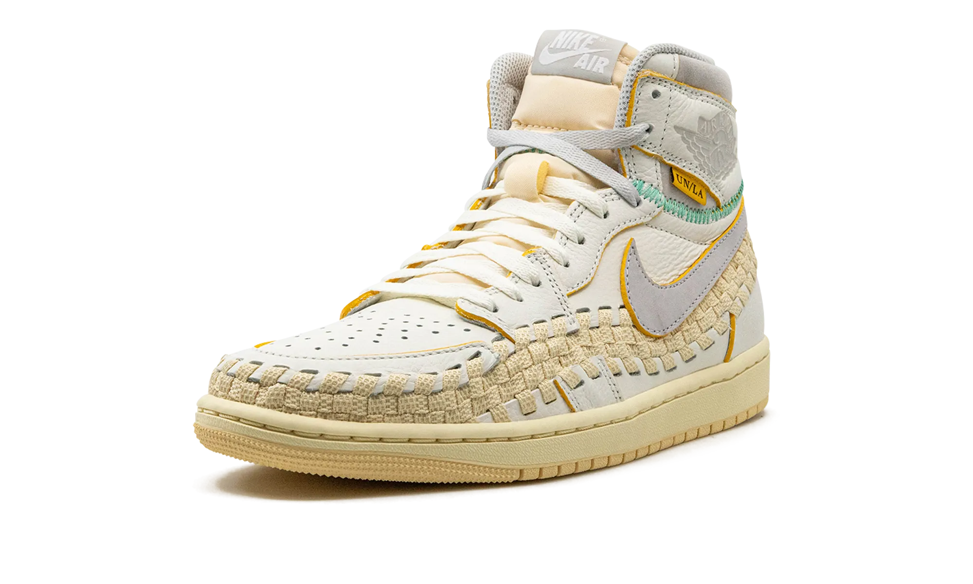 Nike Easy On Off Shoes Air Jordan 1 High OG "Union x Bephie's Beauty Supply - Woven Sail"