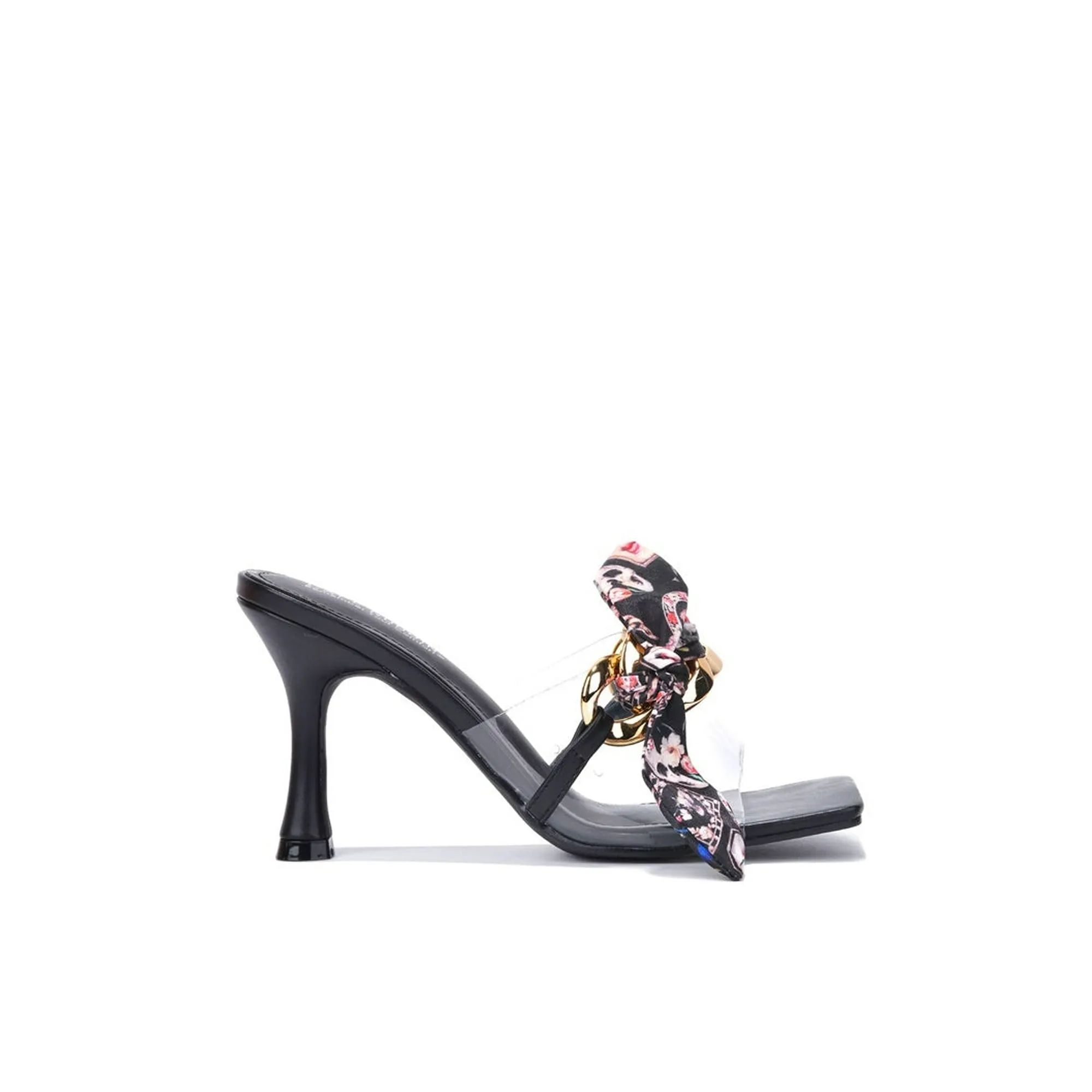 Cape Robbin Concur Sexy Stiletto High Heels for Women, Transparent Square Open Toe Shoes Heels with Bow Jimmer Fredette Basketball Shoes