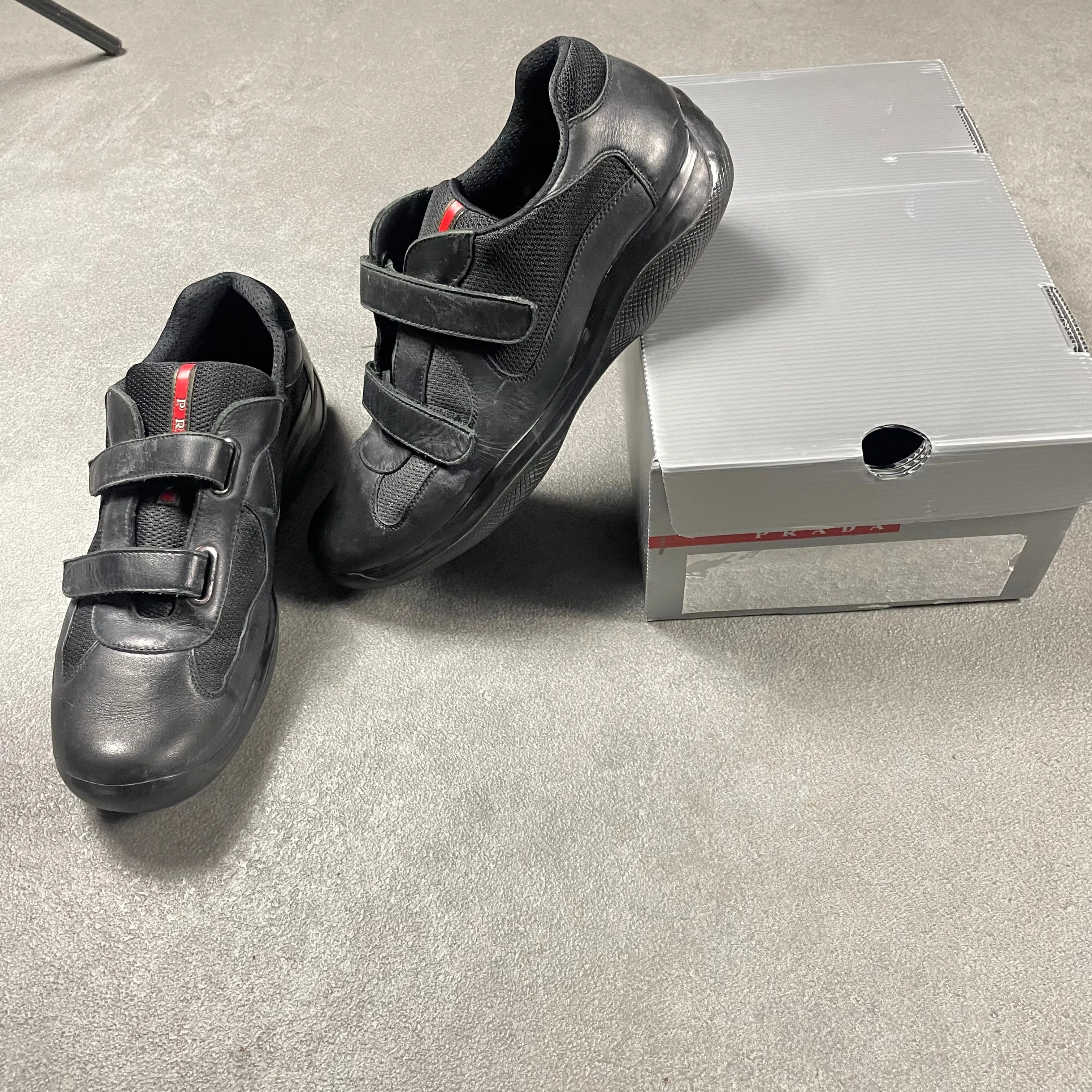 Prada America Cup (10) Blue Nike Women Shoes