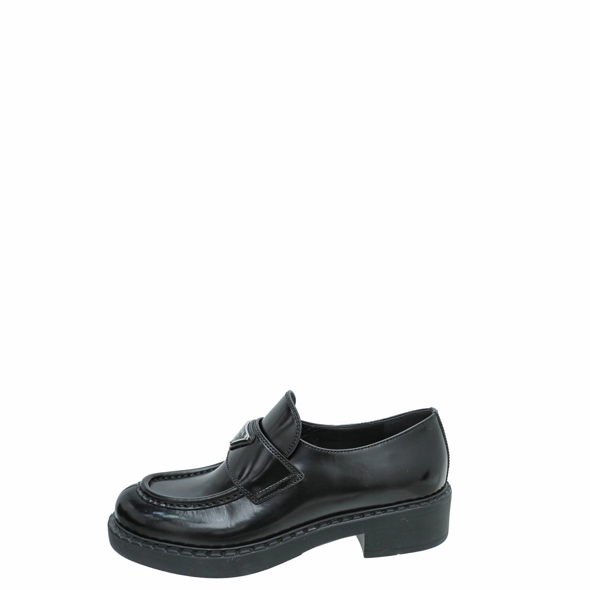 Loro Piana Babouche Charms Walk Suede Mule Loafers Prada Black Brushed Chocolate Loafers 38