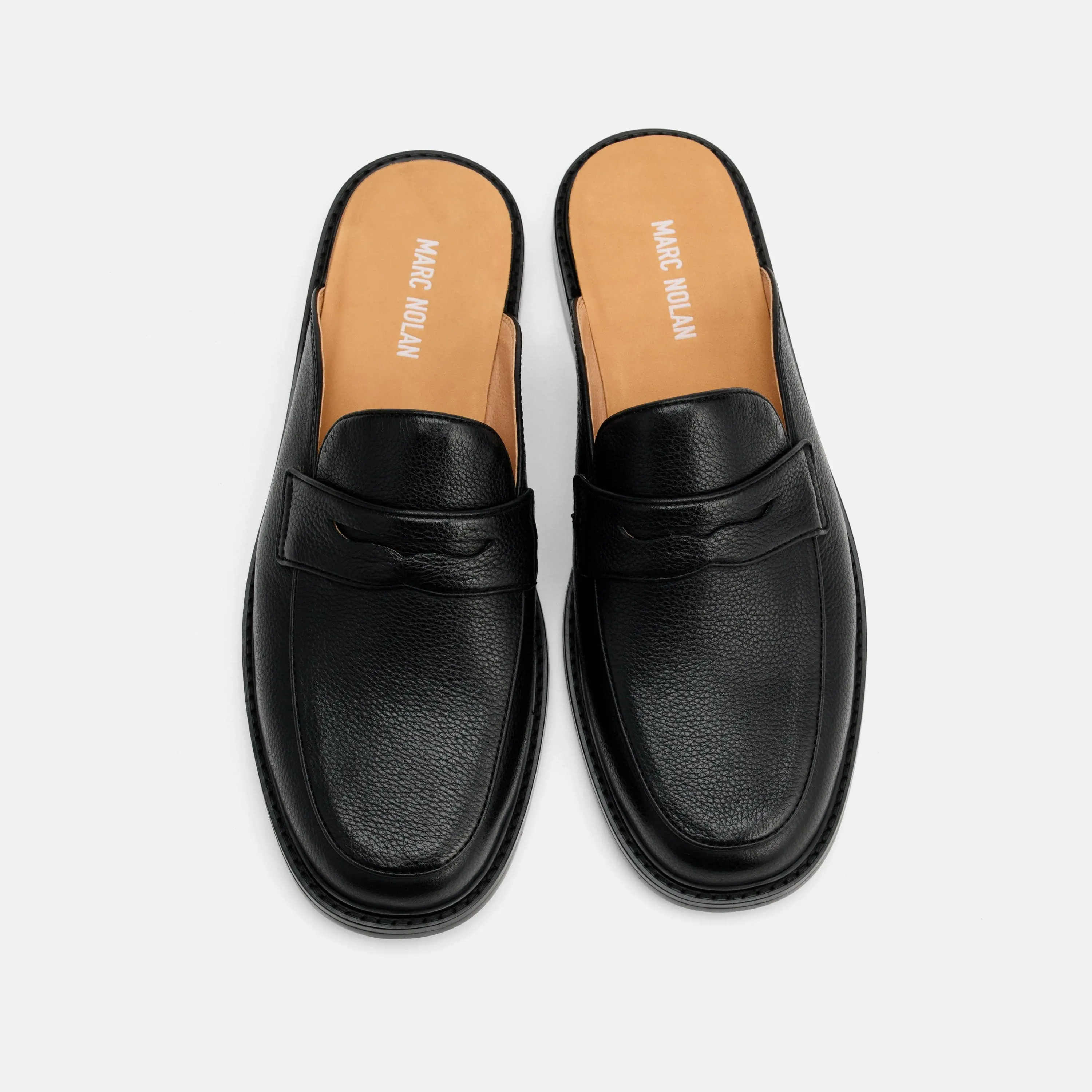 Aldo Dress Loafers Del Mar Black Pebble Loafer Mules