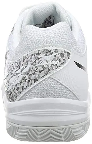 Mizuno Unisex Break Shot 2 Cc Tennisschuhe, Wei (Wht/Black/Wht 08), 45 EU Best Running Shooes