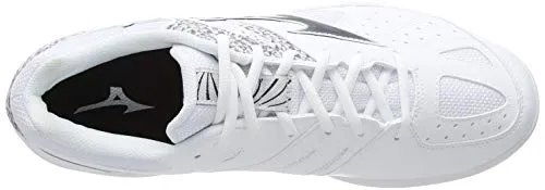 Mizuno Unisex Break Shot 2 Cc Tennisschuhe, Wei (Wht/Black/Wht 08), 45 EU Donate Running Shoes