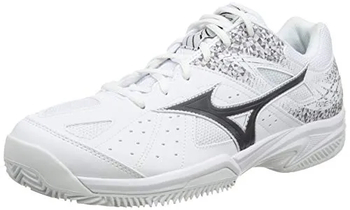 Jordan Running Shoes Mizuno Unisex Break Shot 2 Cc Tennisschuhe, Wei (Wht/Black/Wht 08), 45 EU