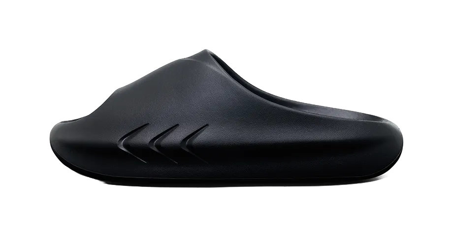Onyx Yeezy Slides Rigorer Mini Shark Slide - Black Slide Slippers for Unisex