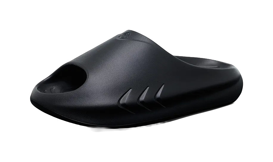 Rigorer Mini Shark Slide - Black Slide Slippers for Unisex Lifting Slippers