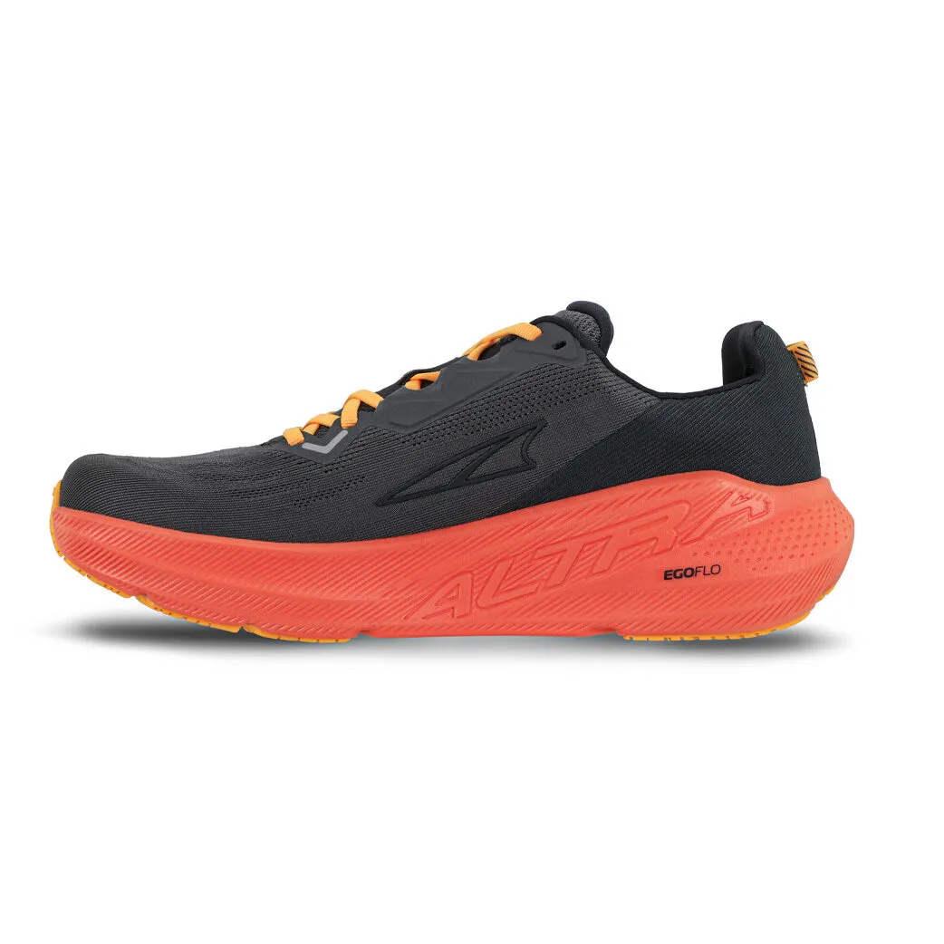 Altra Men's FWD VIA Running Shoes Black / Orange Running Shoe