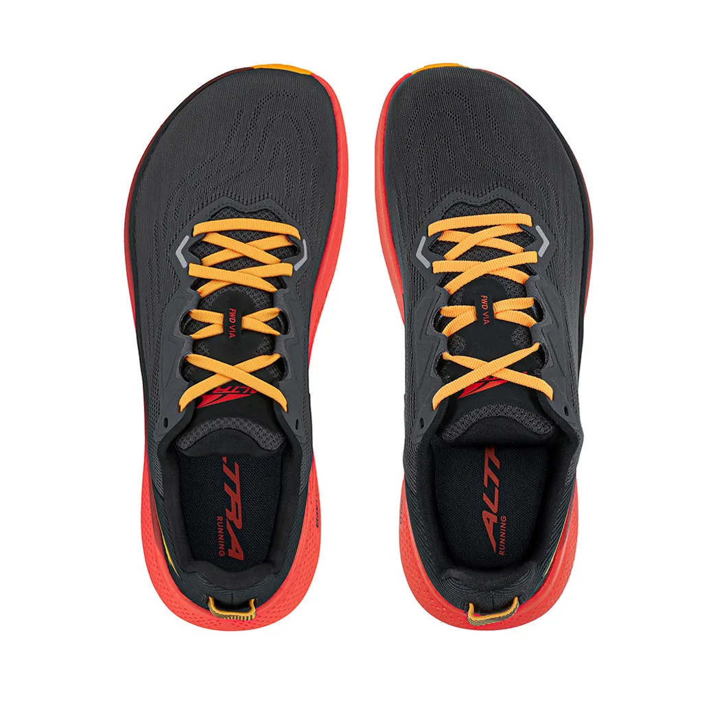 Fresh Foam X More V4 Running Shoes Altra Men's FWD VIA Running Shoes Black / Orange