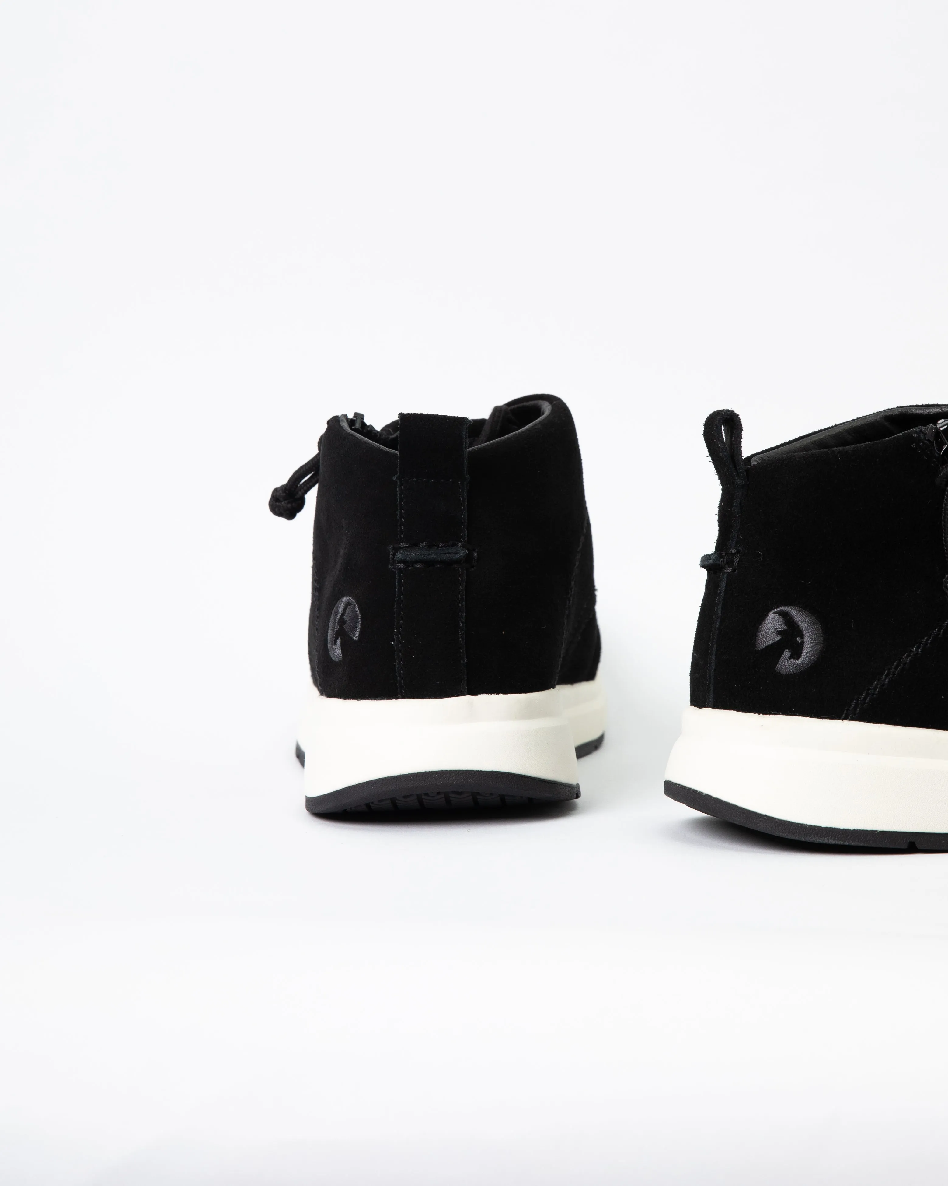 Comfort Chukka (Men) - Black Suede Comfortable Walking Shoes