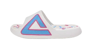 PEAK Tai Ji1.0 Abrasion Resistant Cushioning Slide Slippers Men's White Pink Blue Slippers Taz