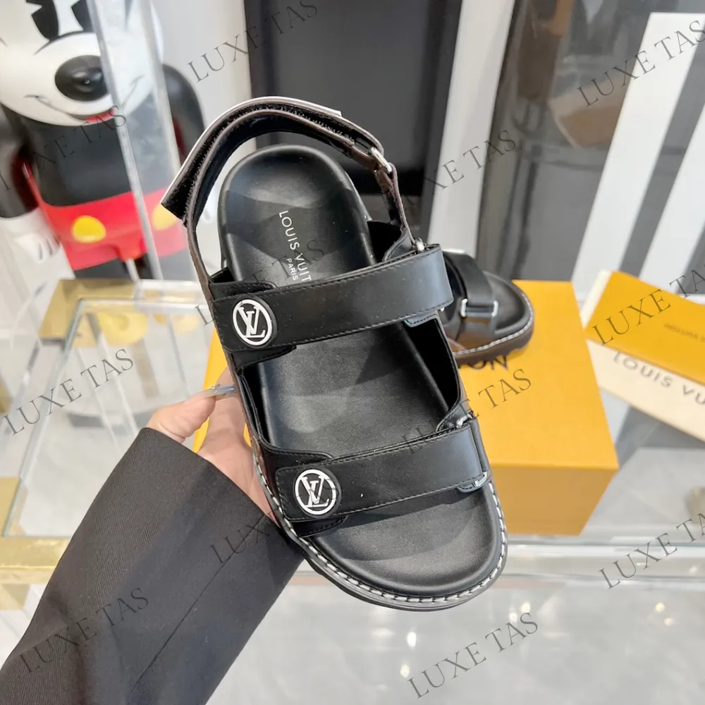 Discount Flats Shoes Paseo Flat Comfort Sandal Noir Designer Slides & Sandals for Women