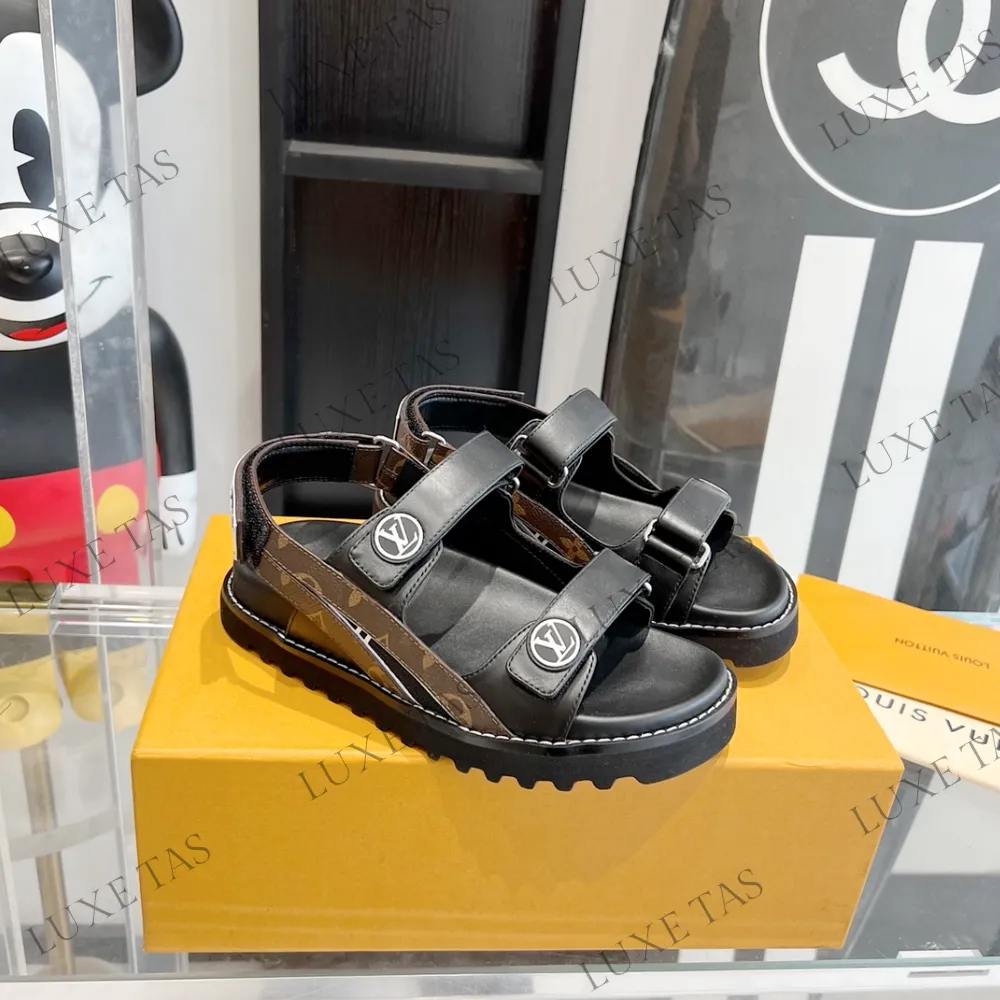 Paseo Flat Comfort Sandal Noir Designer Slides & Sandals for Women Satin Flat Shoes