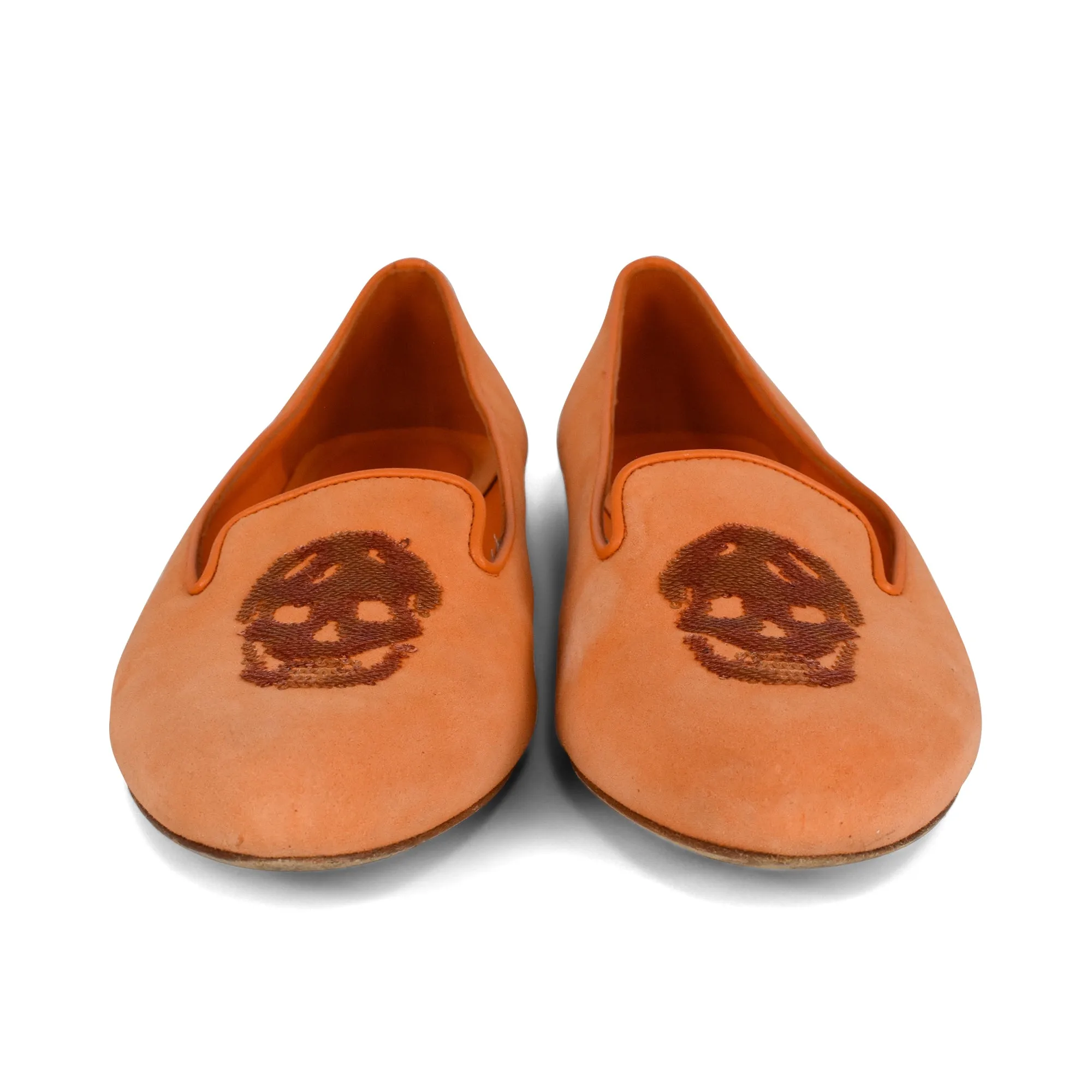 Alexander McQueen 'Skull' Flats - Women's 37.5 Flat Shoelaces For Dress Shoes