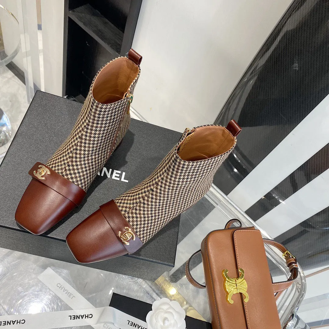 Ankle Heeled Boots SE702   Size 5-9   Material: Cowhide  Lining: Sheep skin Sole: Italian leather