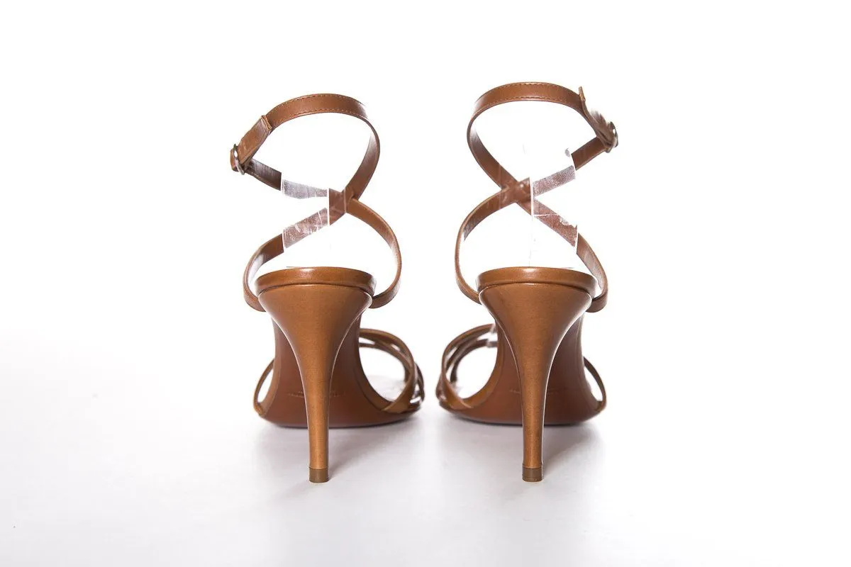 Sandals Resort Ralph Lauren Brown Leather Sandals SZ 39 Sale