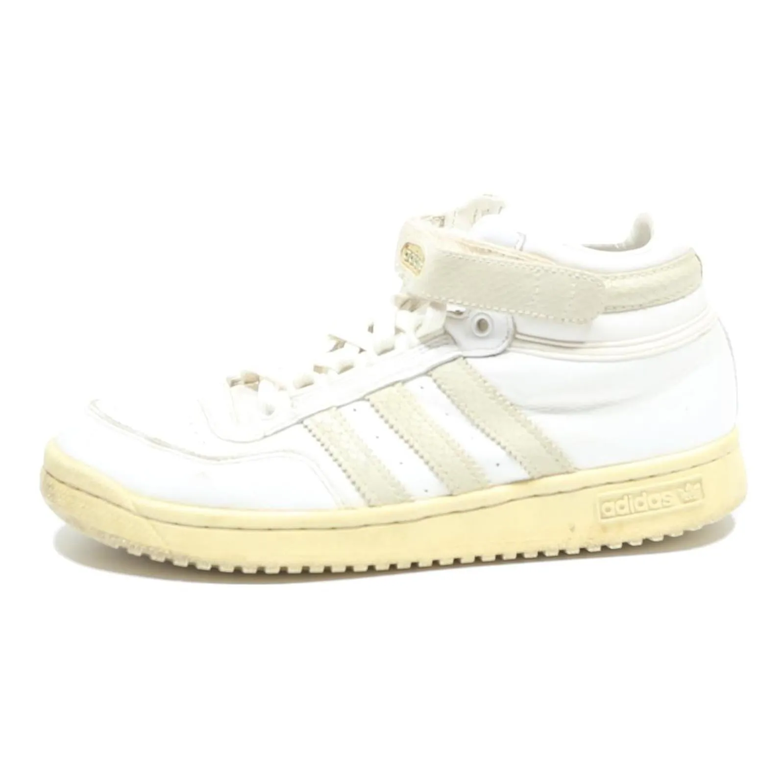 Adidas Racer Tr21 Shoes ADIDAS Hoops Mens High Top Trainers White Leather UK 6.5 Classic Sports Style