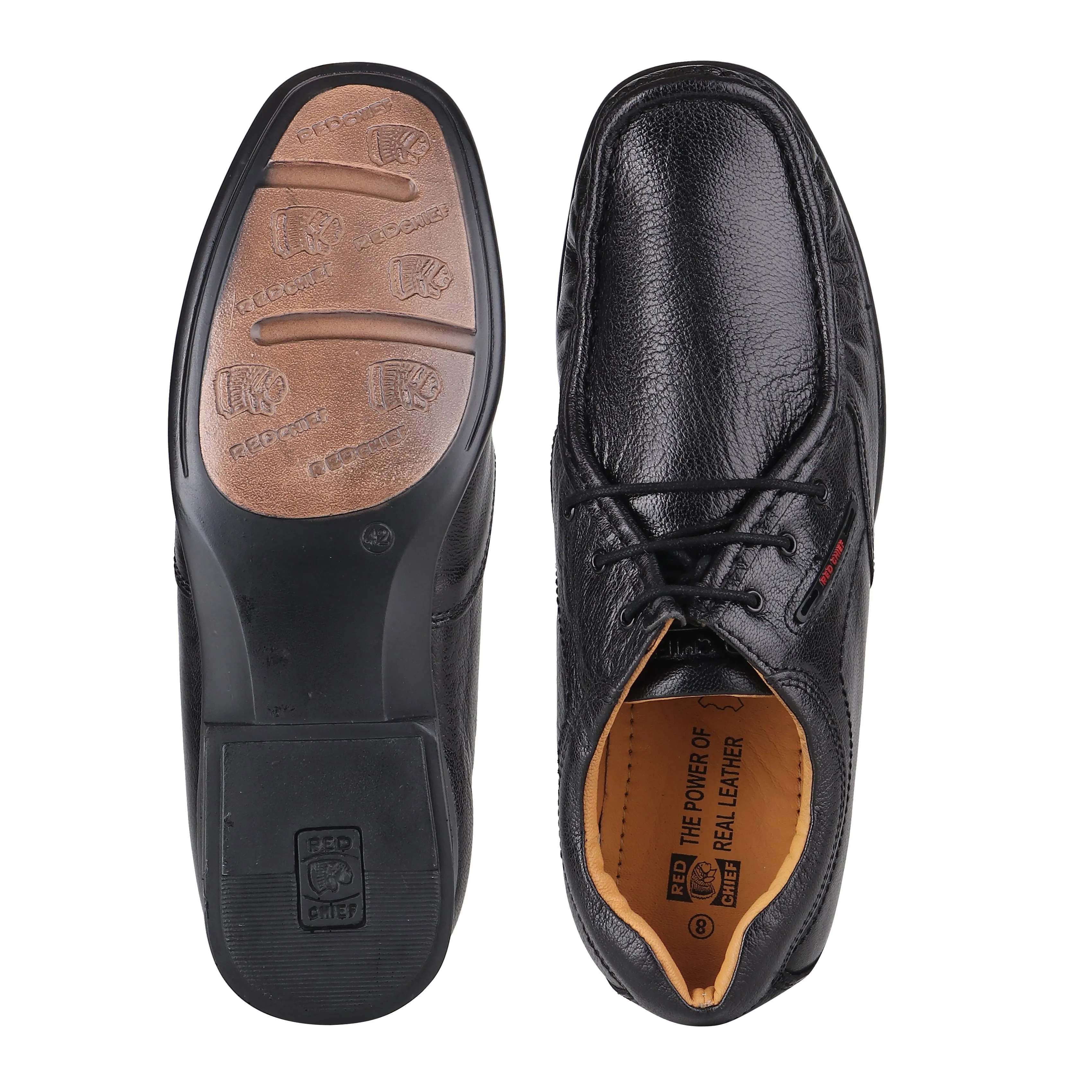 Red Chief Black Formal Shoes for Men RC10052 001 Best Casual Travel Shoes