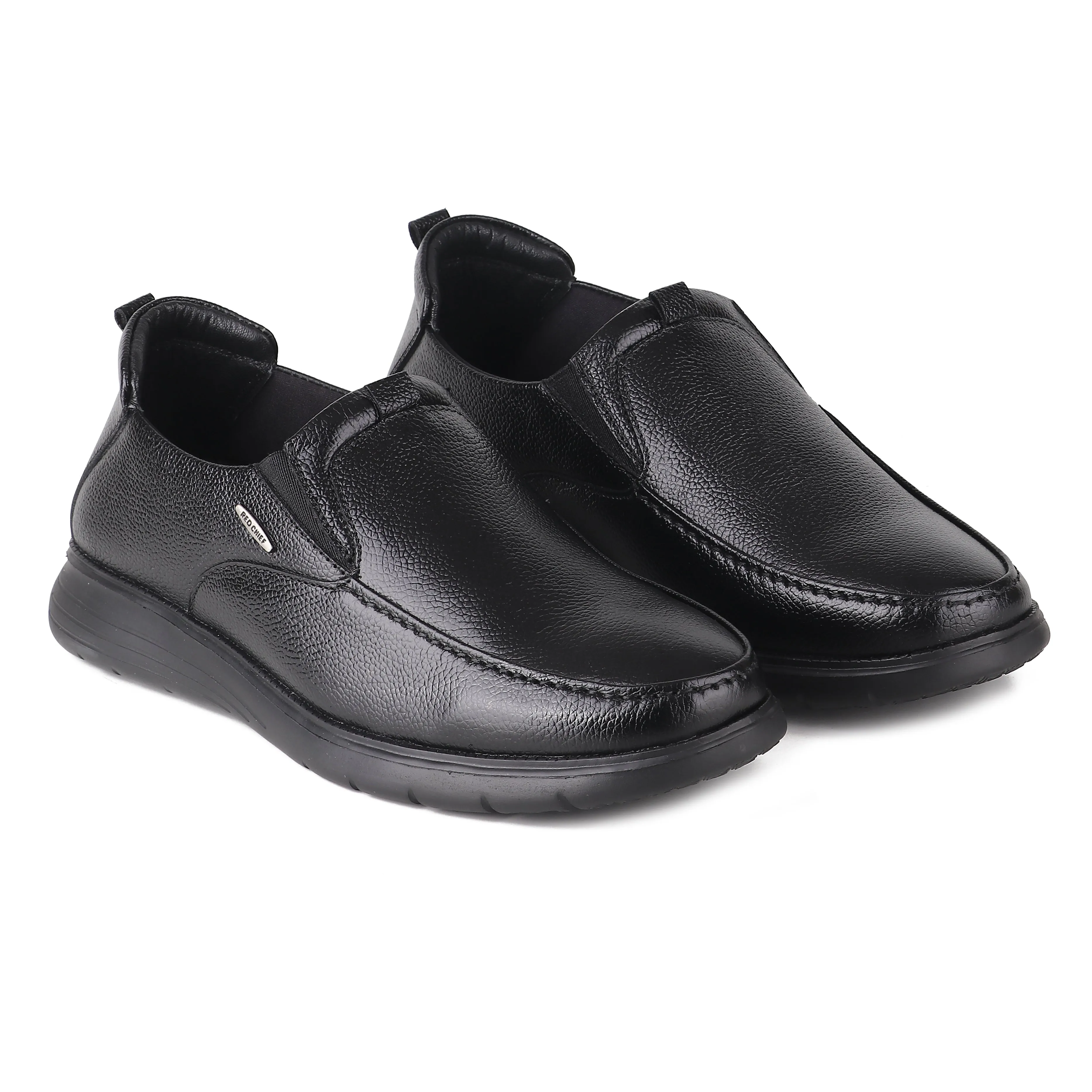 Red Chief Black Formal Shoes for Men RC3977LR 001 Cheetah Print Shoes Flats