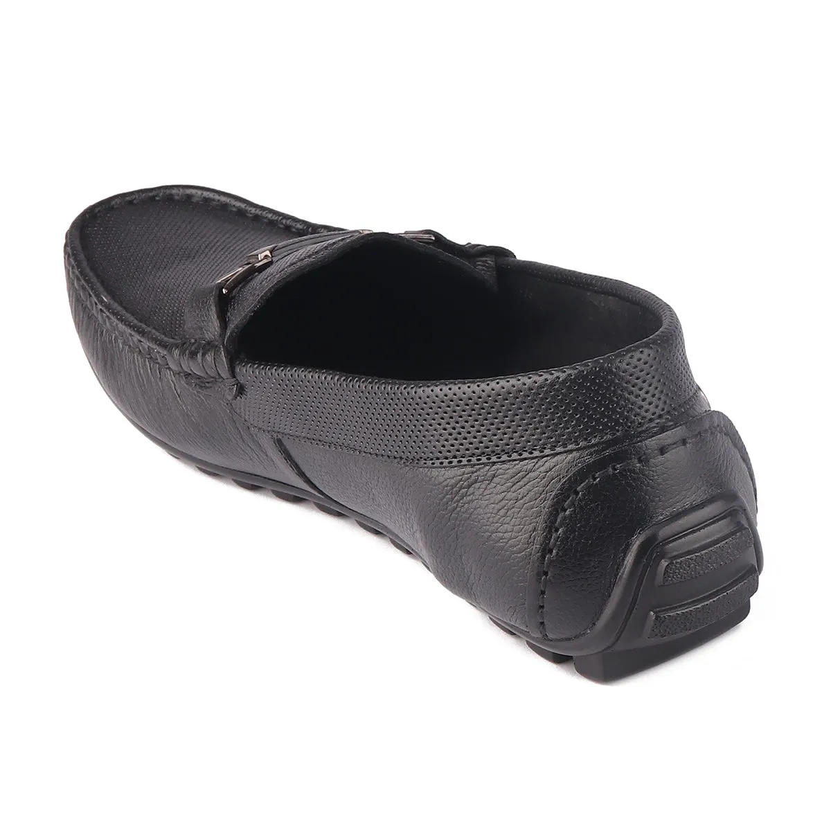 Red Chief Black Loafer for Men RC1960 001 Salvatore Ferragamo Horsebit Loafers