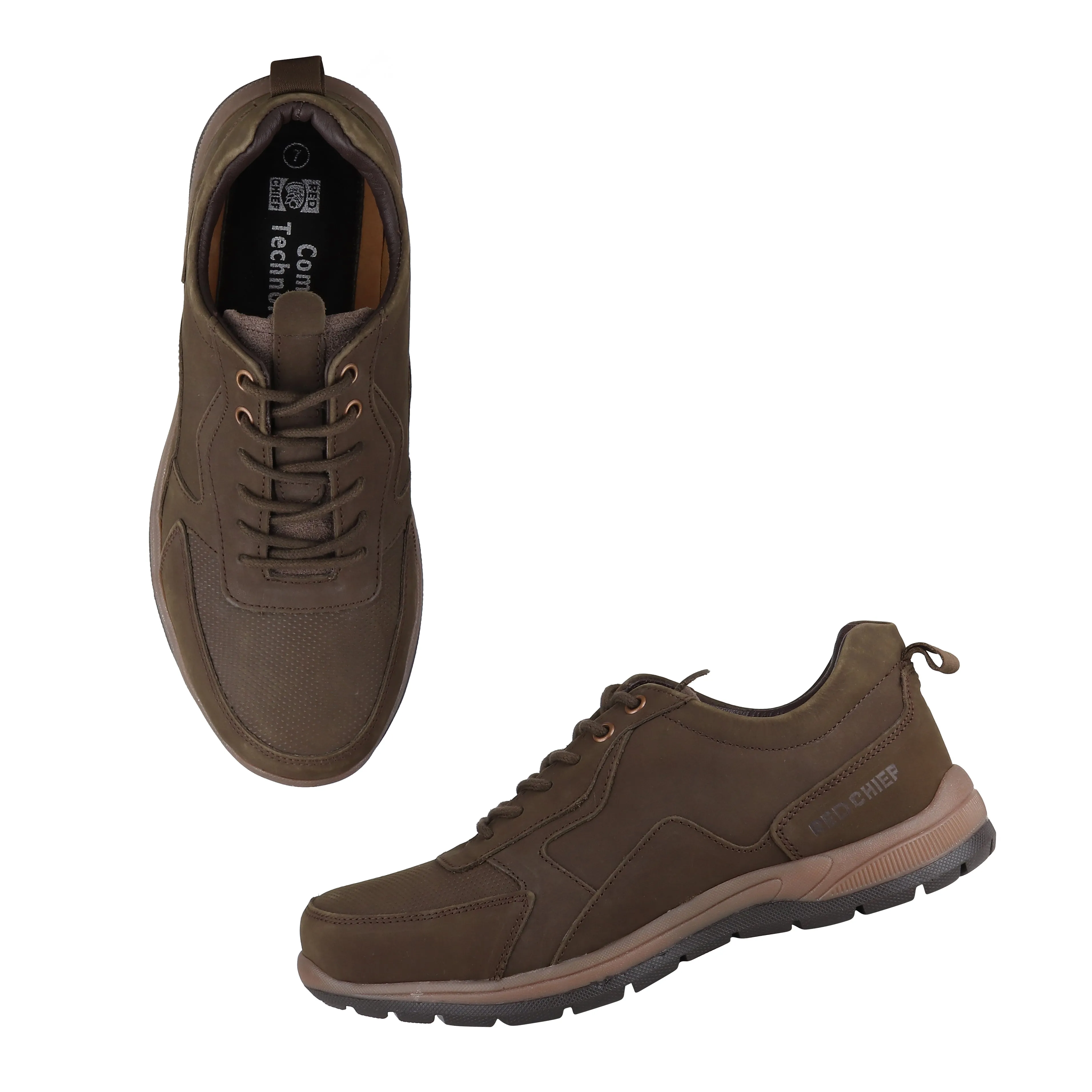 Red Chief Olive Casual Shoes for Men RC3898 124 Western Casual Shoes