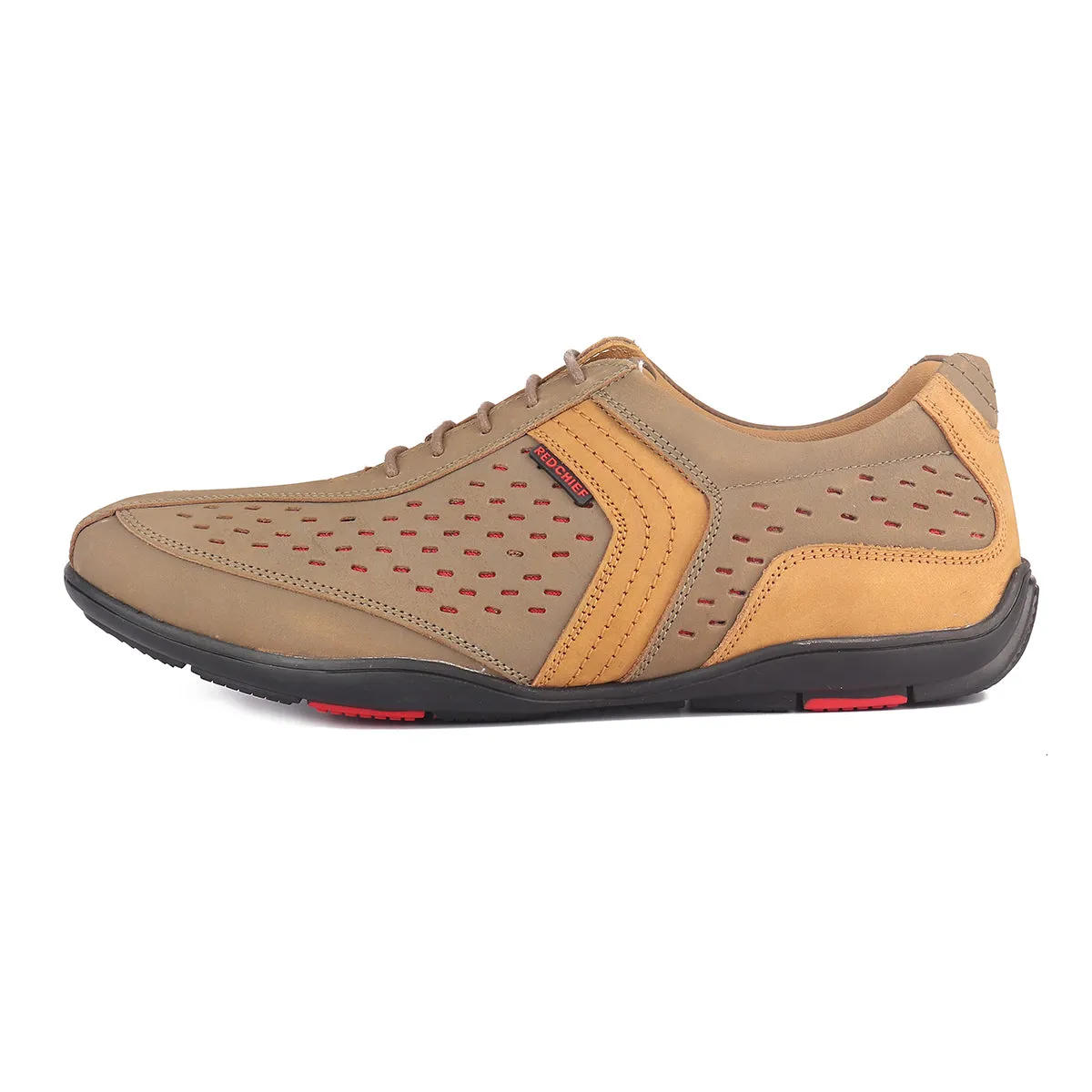 Red Chief Olive Green Casual Shoes for Men RC3759 G0045 Arrow Casual Shoes