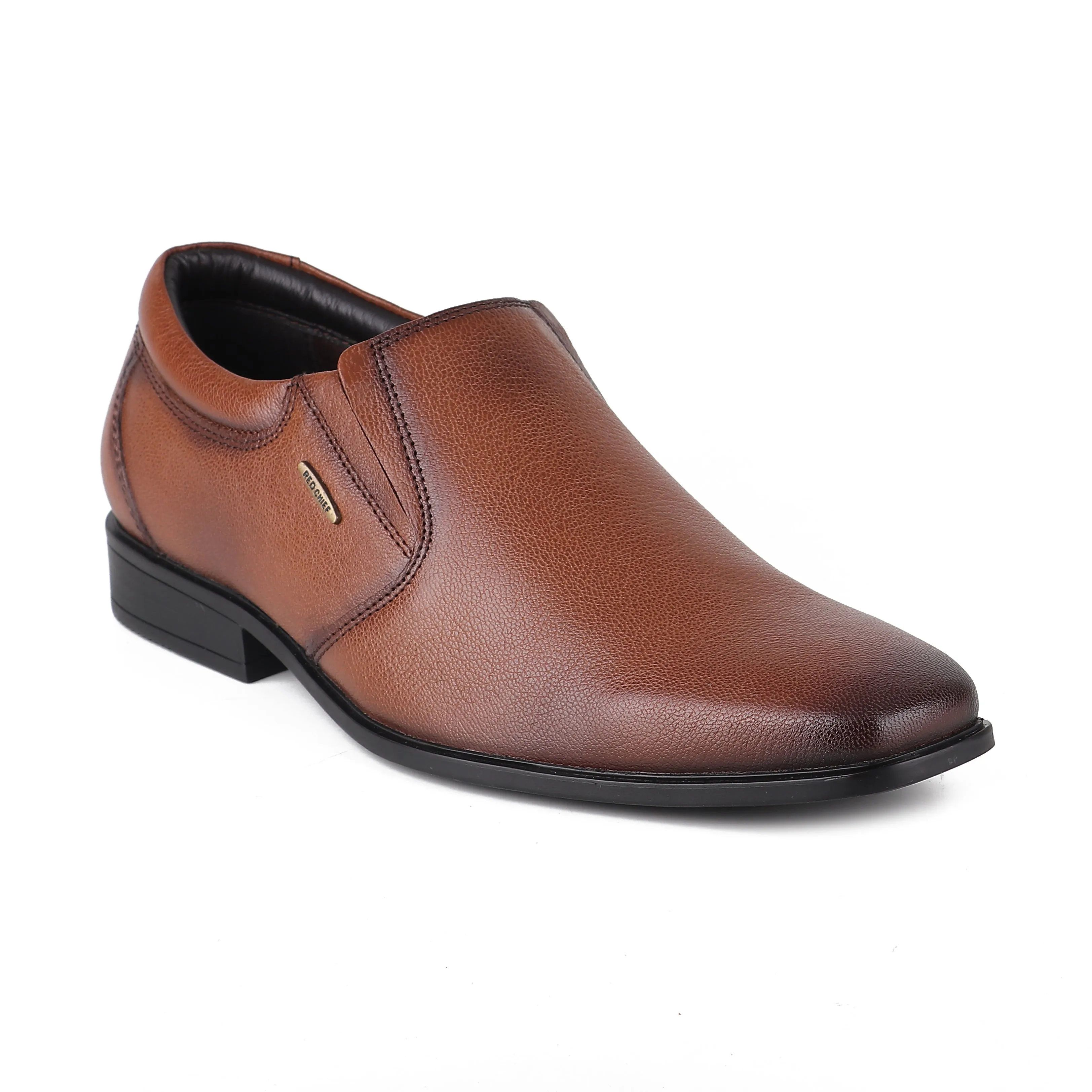 Red Chief Tan Formal Shoes for Men RC3974LR 006 Flat Mtb Shoes With Boa