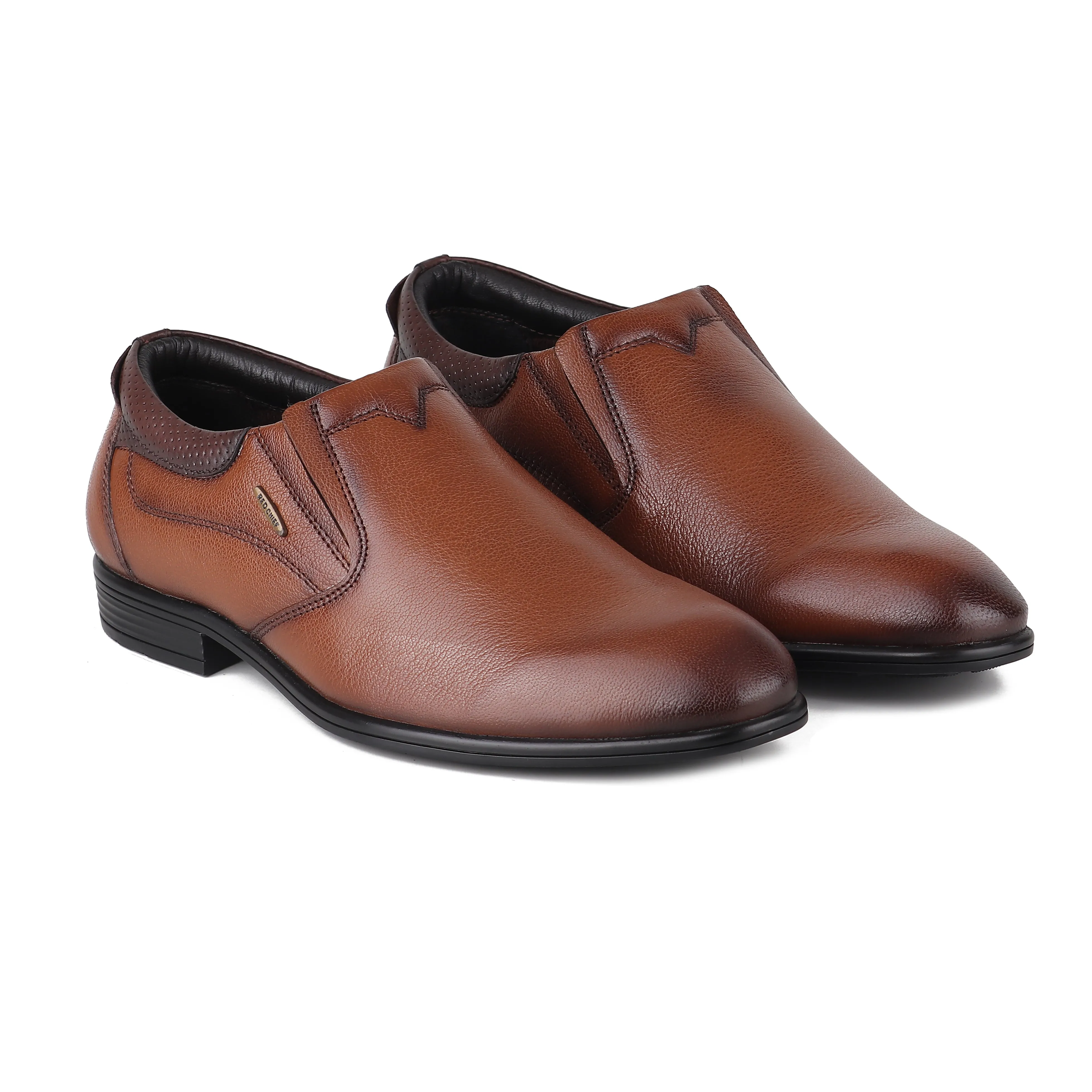 Red Chief Tan Formal Shoes for Men RC3975LR 006 Flats Shoes Wedding
