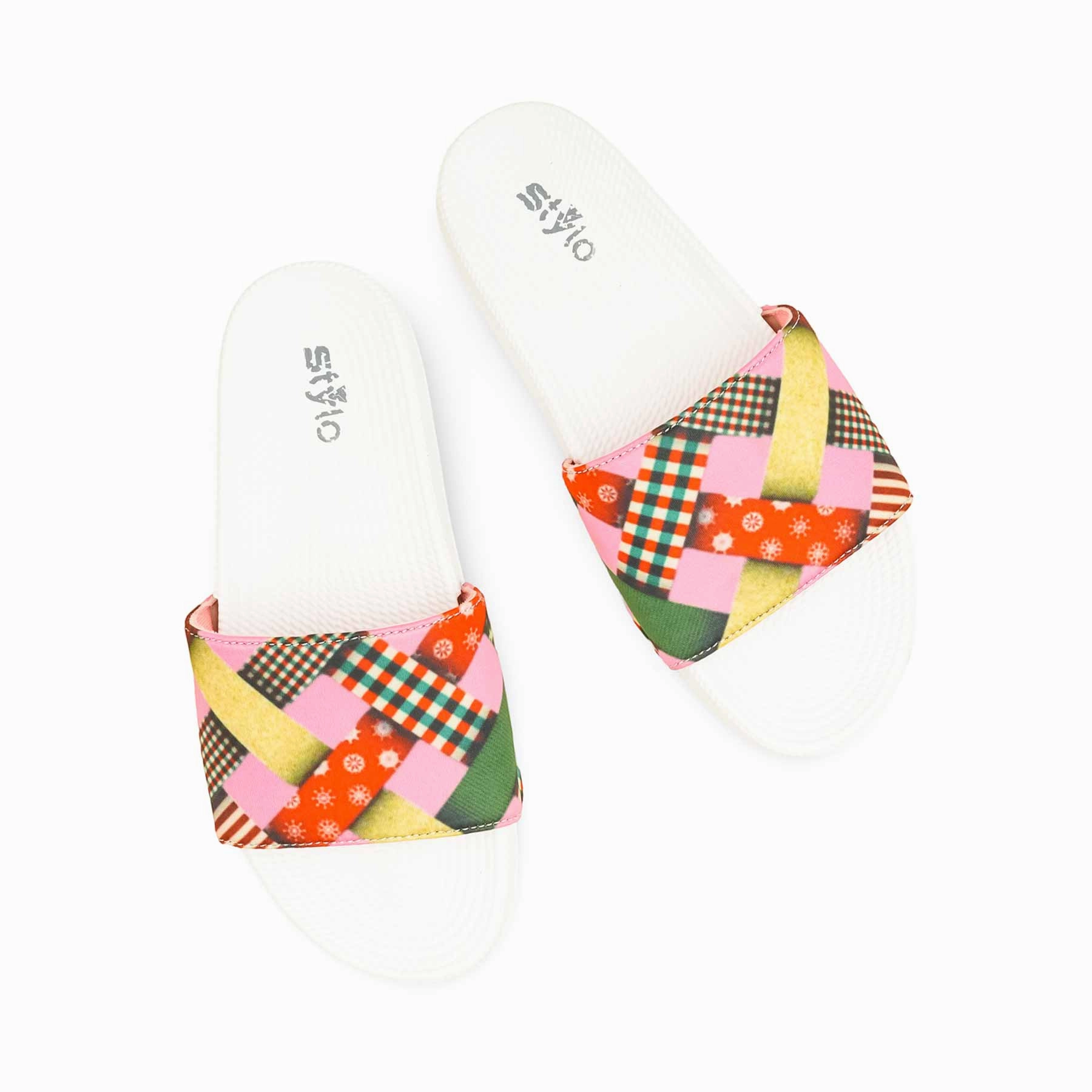 Flat Feet Work Shoes Pink Casual Softy For Women CL9368