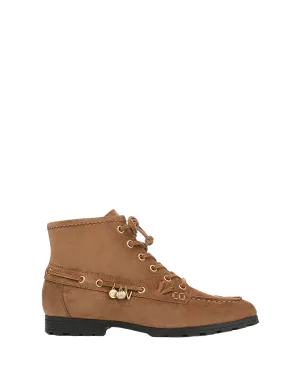 Phaedra Charm Ankle Boot Short Wedding Dress Flat Shoes