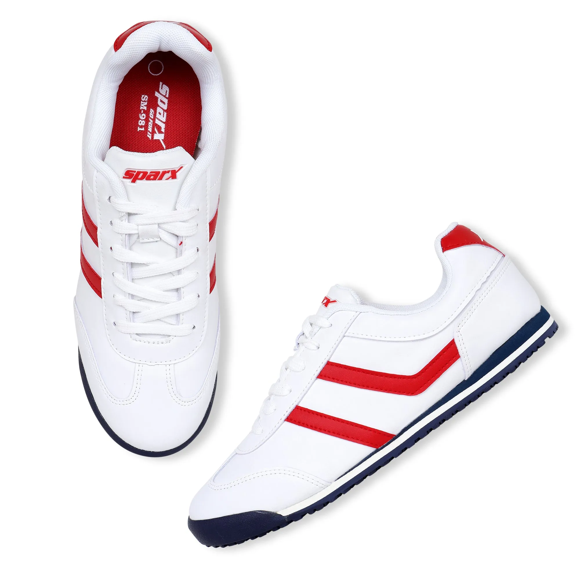 White Fashion Sneakers Sneakers for Men SM 981