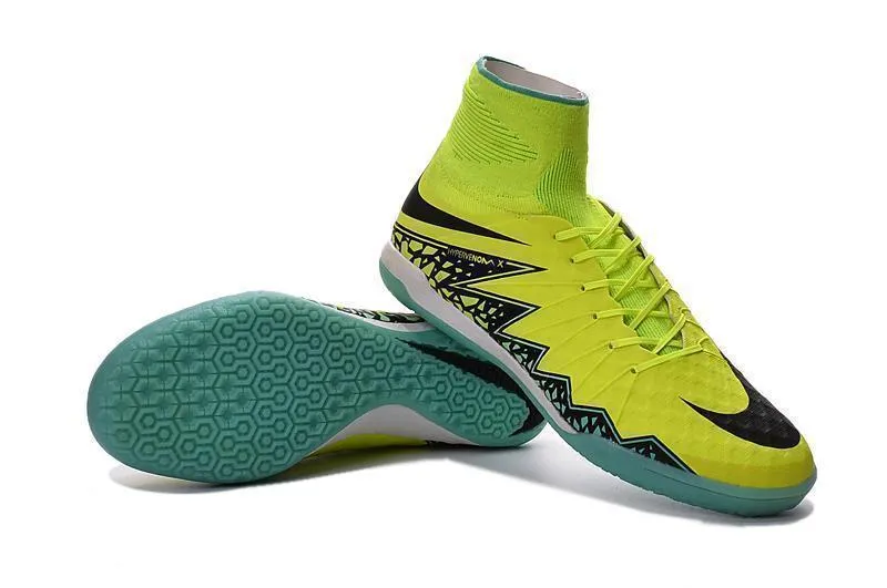 New Nike HypervenomX Proximo IC Soccer Cleats Shoes Green Black Grass Green Custom Nike Shoes Running