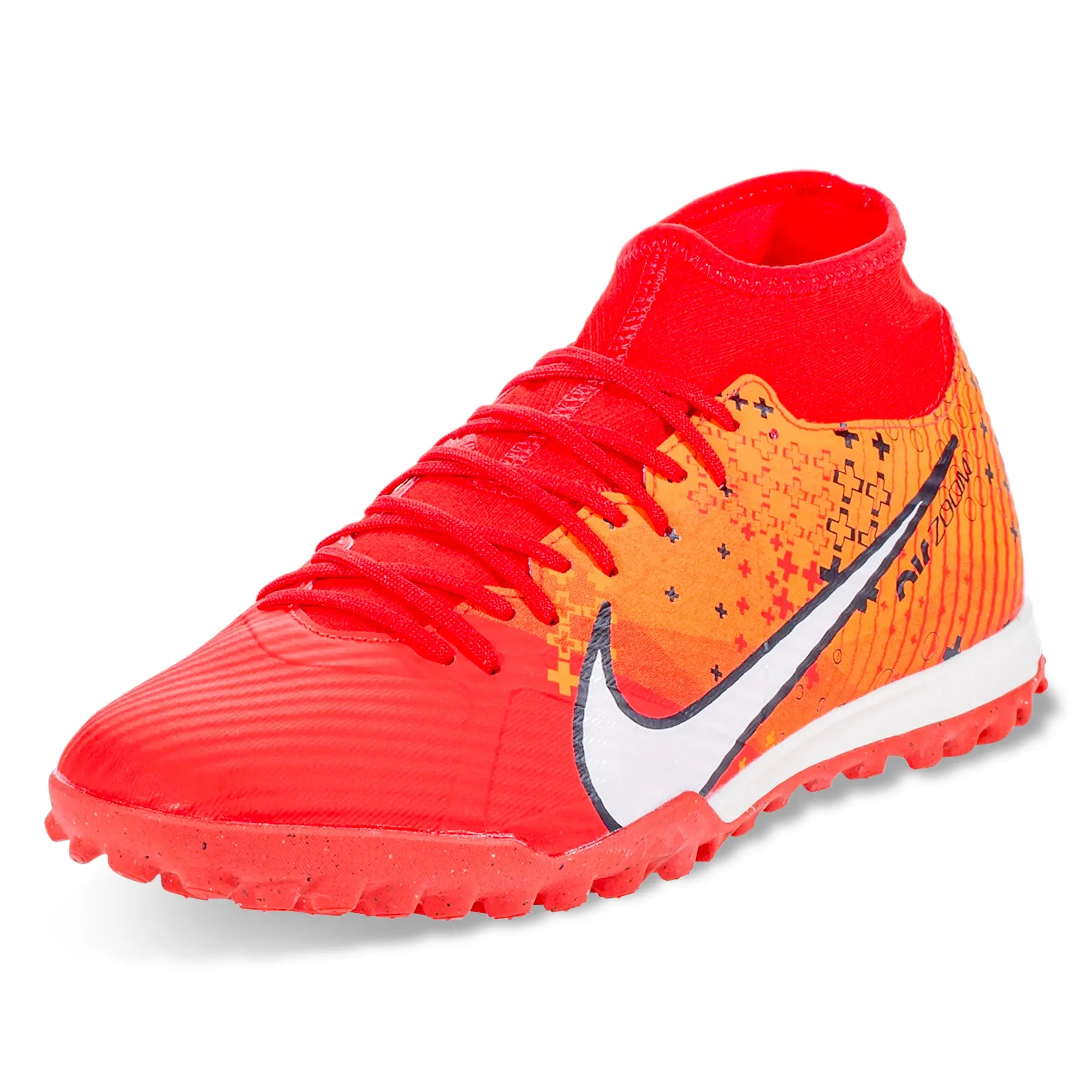 Nike Cushlon Shoes Nike Zoom Superfly 9 Academy MDS Turf Soccer Shoes (Light Crimson/Pale Ivory)